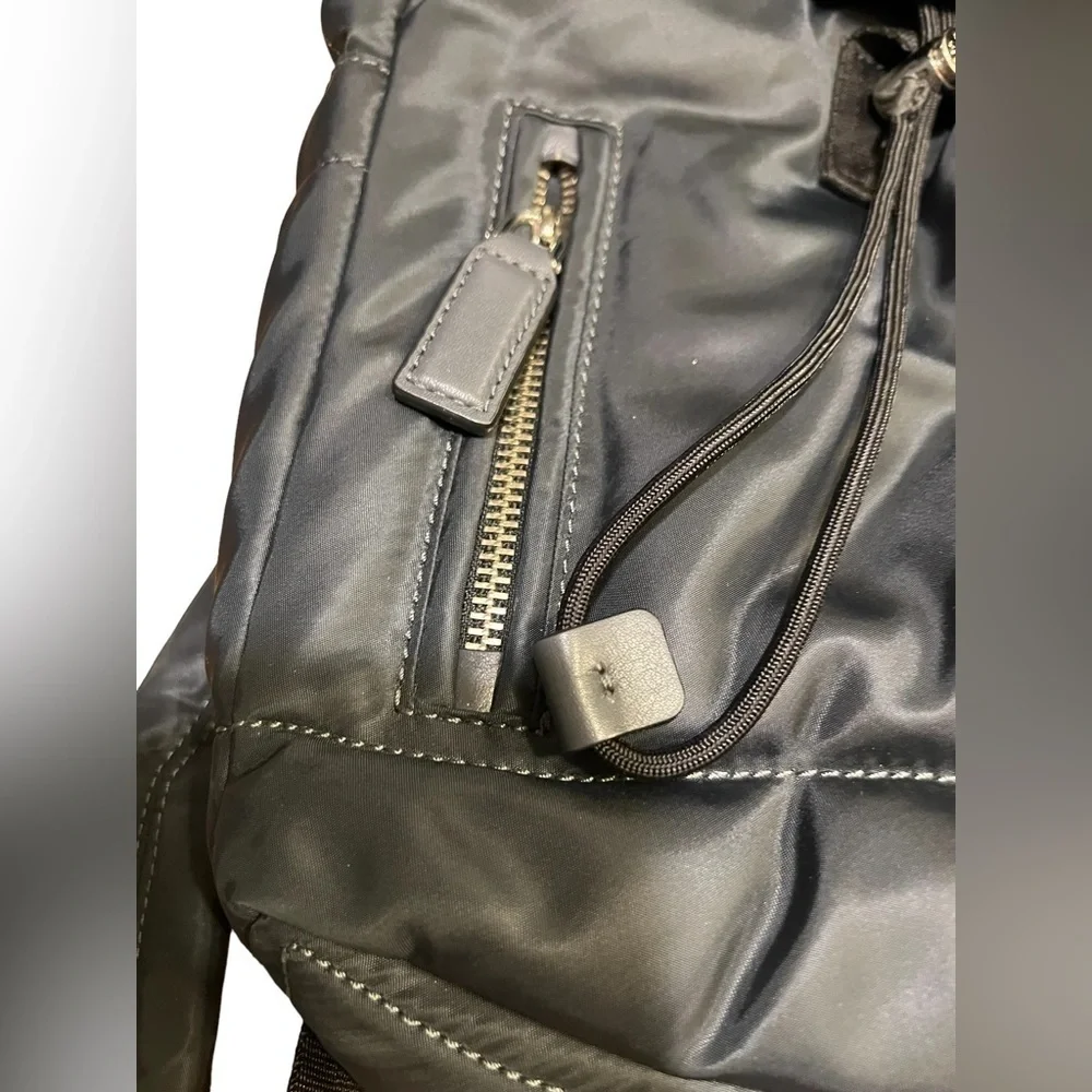 Marc Jacobs Mallorca Backpack Black Nylon Leather M0008139 From Japan.​​​​​​